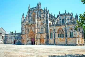 Batalha Monastery Main Facade, Portugal