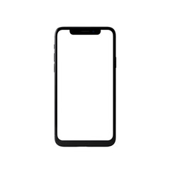 Blank Smartphone Screen: Perfect for App Mockups & UI Designs