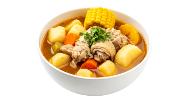 delicious chicken soup transparent background perfect for menus