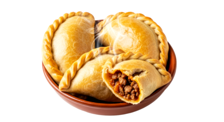 delicious empanadas transparent background isolated image for menu design