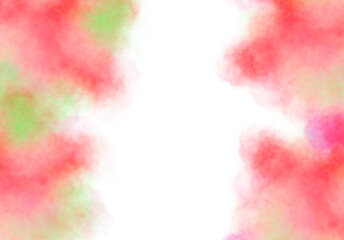 Realistic pink smoke effect 3d rendering on transparent background