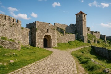 Historical stronghold in the northern area, dating back 2,300 years to ancient builders.