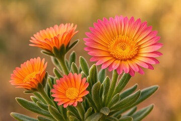 Magnified view of the resilient iceplant