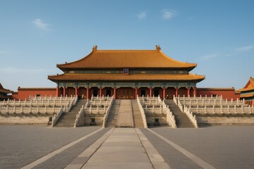 Fototapeta premium Ancient Chinese Royal Residence