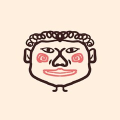 simple illustration of a man in lineart