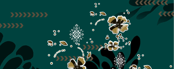 A digital allover design refers to a seamless borders pattrens flowers allovers and repetitive pattern that covers an entire surface without defined borders or a central focal point. 