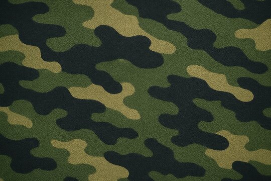 Colorful Tactical Camouflage Fabric Swatch