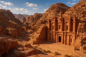 Surrounding Highlands of the Historic Site of Petra