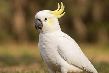 Display of the Sulphur-crested Cockatoo's Raised Crest