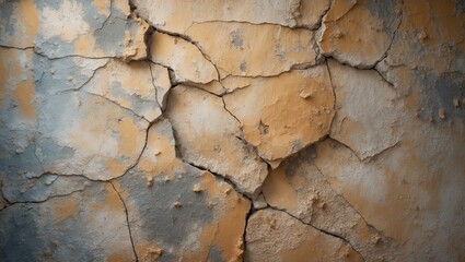 Fototapeta premium Wall background featuring stucco texture design