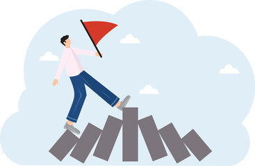 Winner take all, survive business competition or strength to overcome difficulty,human life.