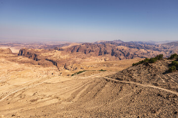 Mountains in the desert. Moon Valley. Jordan.