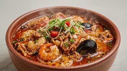 Zesty Seafood Hotpot