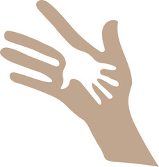 Handshake silhouettes form a human symbol of unity and business