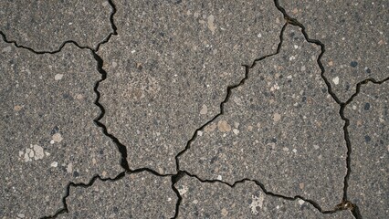 Fototapeta premium Rough and deteriorated street pattern