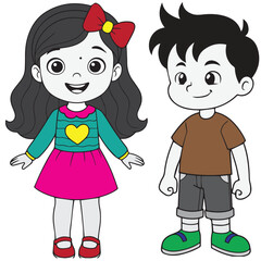 Colorful Friendship design