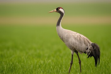 Fototapeta premium An Overview of the Common Crane (Grus grus) and Its Characteristics