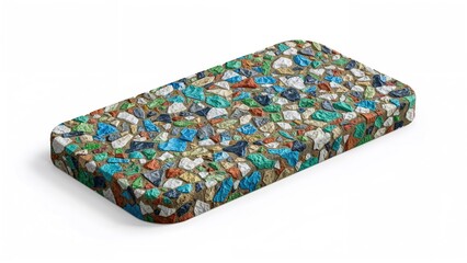 Sustainable parking slabs crafted from recycled plastic materials