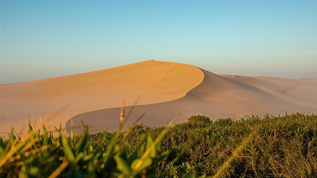 Efa dune located on a sandy spit