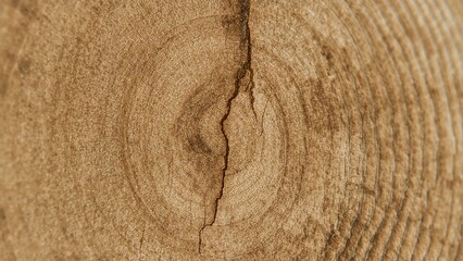 Naklejka premium Close-up of timber texture featuring blackened lines