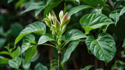 Obraz premium A tropical and subtropical flowering species belonging to the Fabaceae family, originating from the Americas