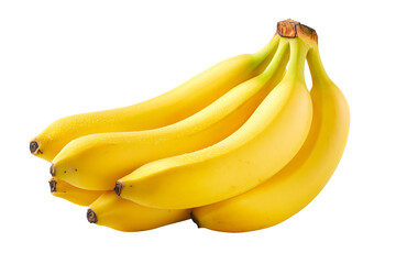 Fresh bananas are popular tropical fruit known for their vibrant yellow color and sweet flavor. They are often enjoyed as healthy snack or used in various recipes