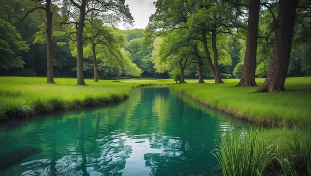 Exploring the Tranquil Waters of a Picturesque Lake