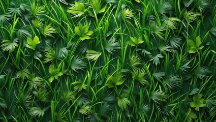 Artistic illustration of grassy textures