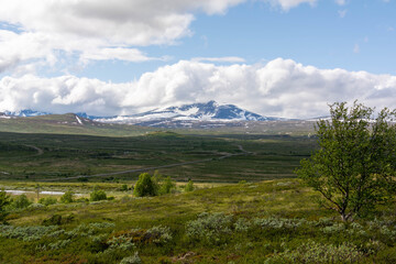 Obraz premium mountain landscape with blue sky