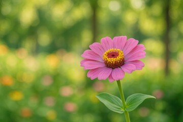 Obraz premium Elegant Flower Display Amidst Garden Greenery