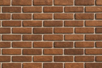 Exterior scene featuring a brown brick wall texture