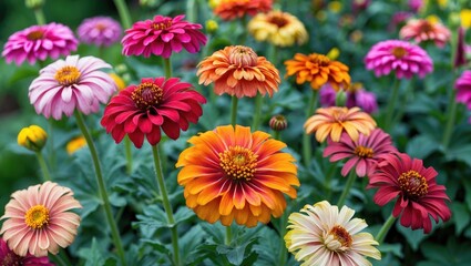 Vibrant Zinnia Flower for Summer