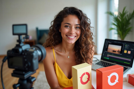 Professional Beauty Blogger Unpacking a PR Haul