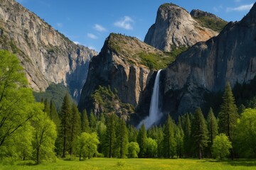 Experience the breathtaking beauty of Bridalveil Fall, a top waterfall in Yosemite