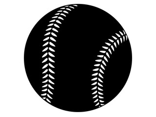 baseball black silhouette vector,baseball  icon vector