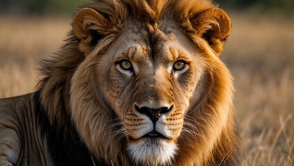 Fototapeta premium Elegant Majestic Lion Image