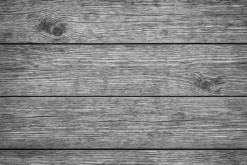 Fototapeta premium Grayscale wooden tabletop