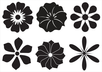 flower vector icon element shape logo design