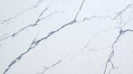 Luxury Statuario marble texture with sharp grey lines across white stone background