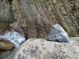natural stones. The art of balance. Peace and harmony. A pile of stones.