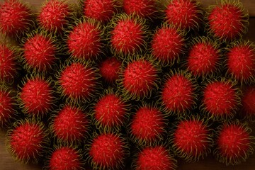 Delicious and Ripe Rambutan Fruit Offerings