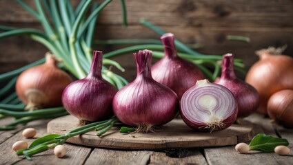 Fresh onions perfect for cooking recipes