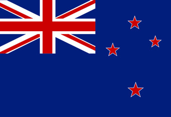 New Zealand flag illustrator national