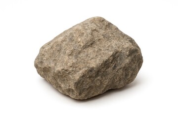 Fototapeta premium Isolated stone set against a white background