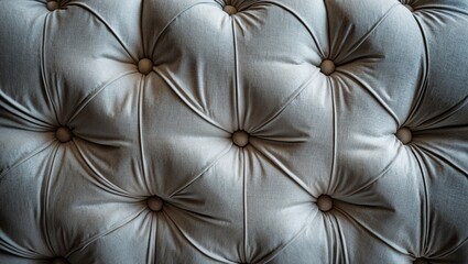 Fototapeta premium Upholstery Highlights in Sofa Design: Texture and Artistic Elements