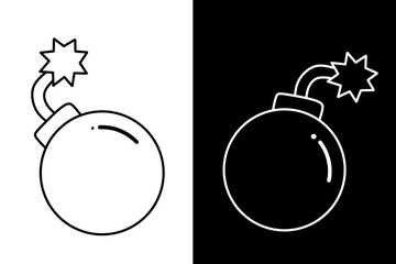 Bomb Graphic Vector Illustration, bomb icon