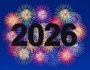 Fireworks celebrating 2026