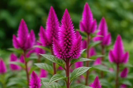 Bright Purple Flower from Celosia Kelos Atomic Violet Collection