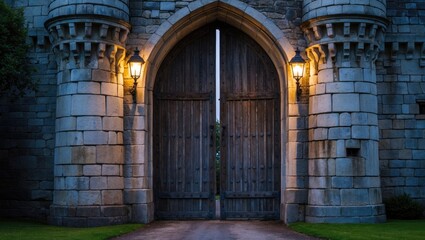 Obraz premium Castle Entranceway