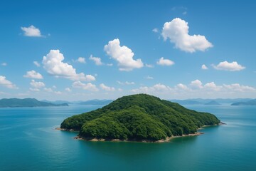 Naklejka premium A Journey Through the Beautiful Seto Inland Sea Region